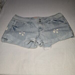 Mossimo‎ Supply Co. Distressed Micro Denim Shorts Size 17 Y2k Style